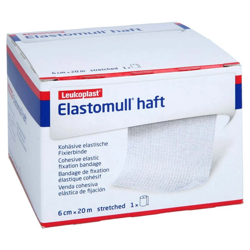 Elastomull haft 6 cmx20 m Fixierbinde 1 St