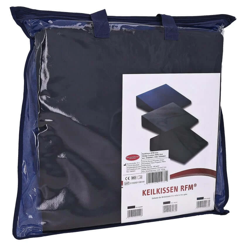 Keilkissen M.bezug blau 1 St