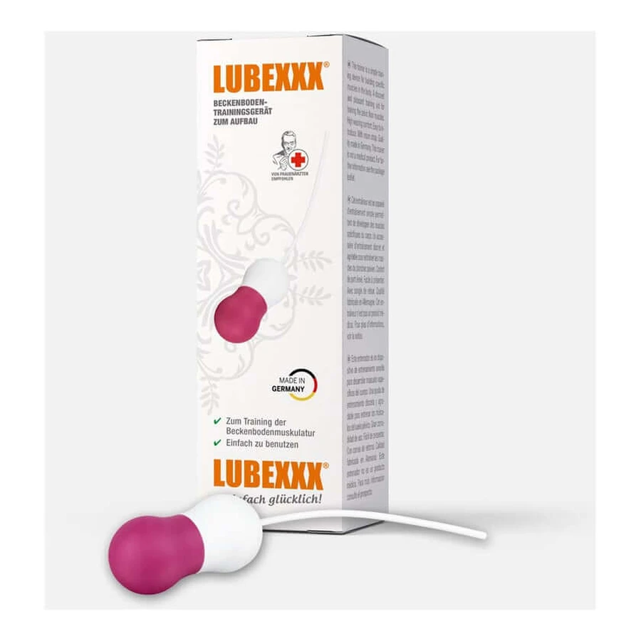 LUBEXXX, dispositivo de entrenamiento del suelo pélvico, paquete individual (1 unidad)