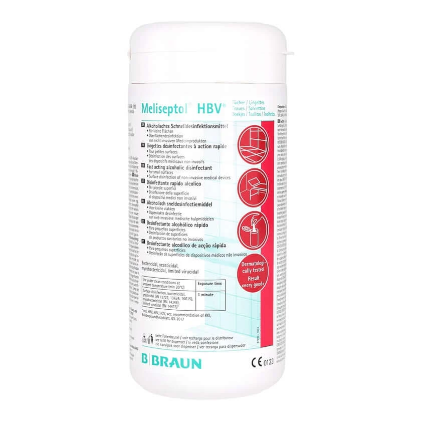 Meliseptol HBV Tücher Spenderbox 100 St