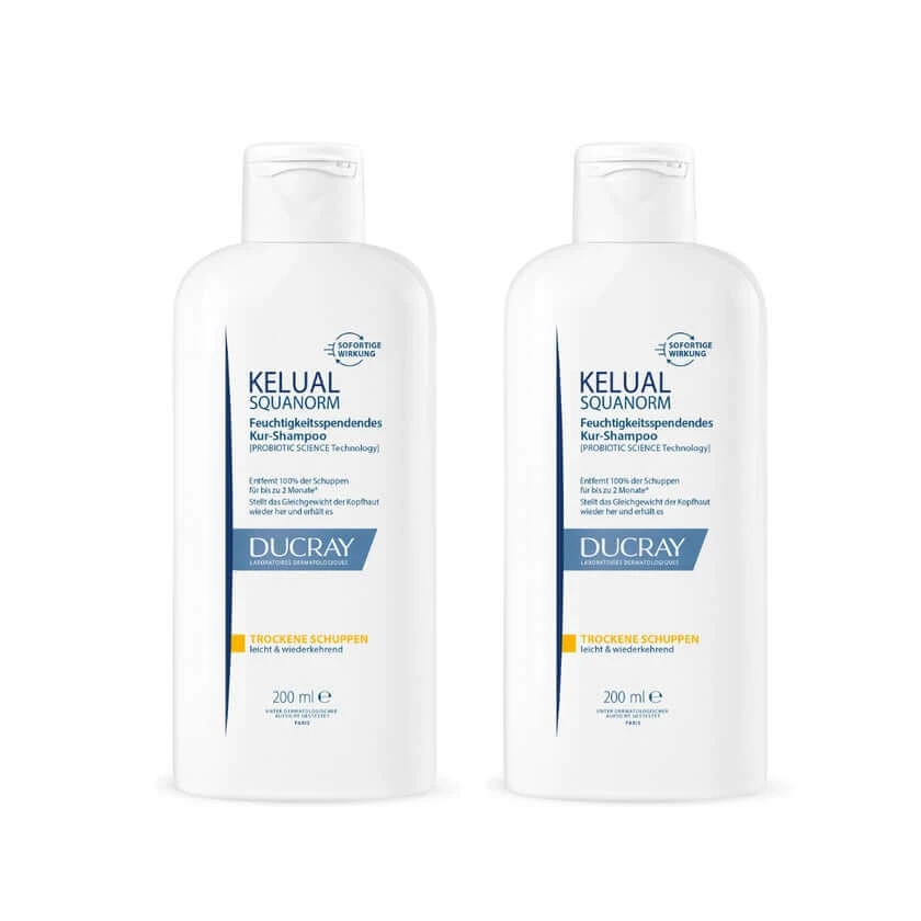 DUCRAY KELUAL Trockene Schuppen Set 2X200 ml