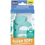 Chicco Soft Iguana - Mordedor de silicona - Azul claro