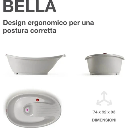 Okbaby Bella – Graue Babybadewanne