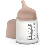 Suavinex Zero zero – biberon anticolic cu debit lent, fără imprimeu, 180 ml