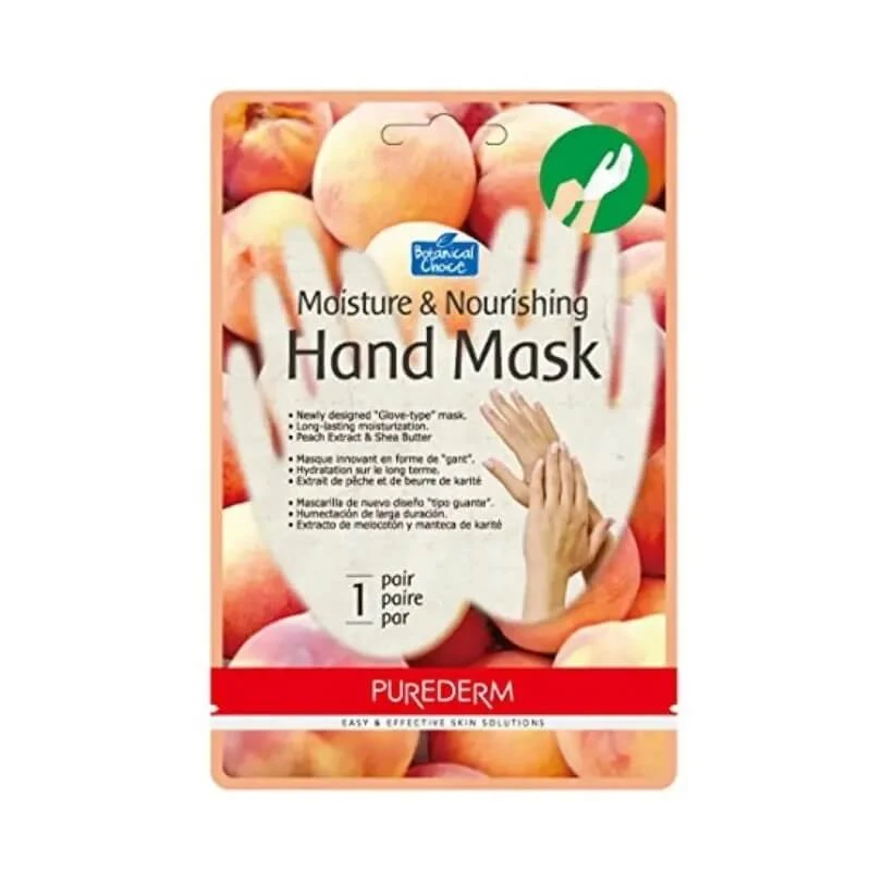 Purederm Feuchtigkeit & Pflege – Pfirsich-Handmaske