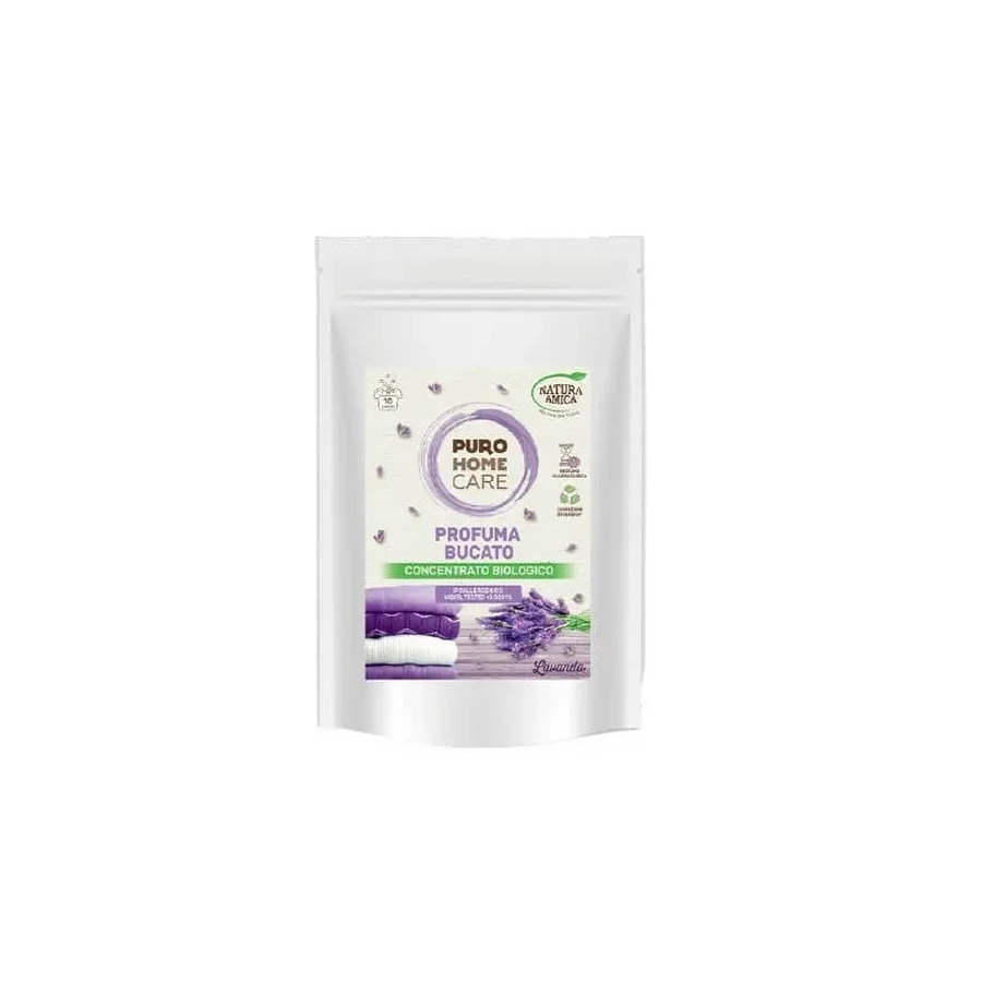 Natura Amica Puro – Parfum organic pentru rufe cu aromă de lavandă, 120 g