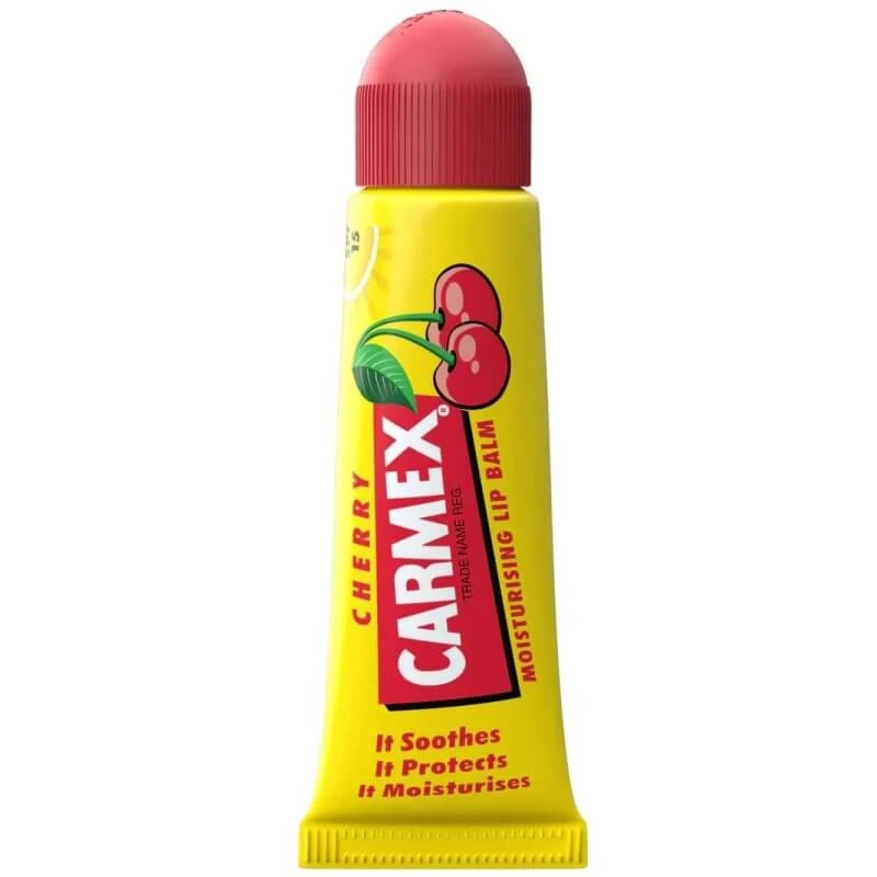 Carmex Cherry – Lippenbalsam mit Kirschgeschmack, LSF 15, 10 g