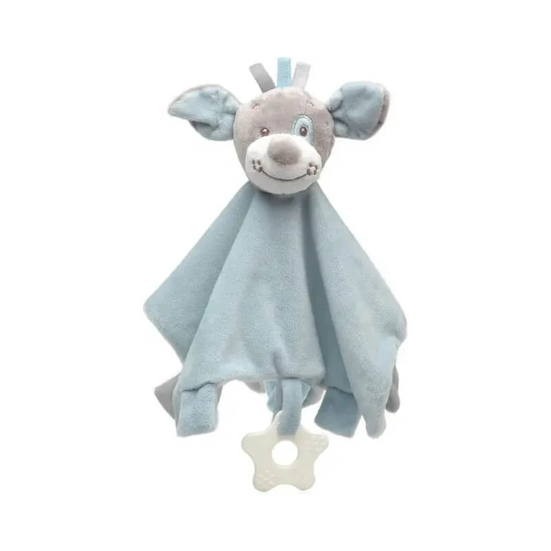 Kiokids Doudou – Blaues Hündchen für Kinder ab 0 Monaten
