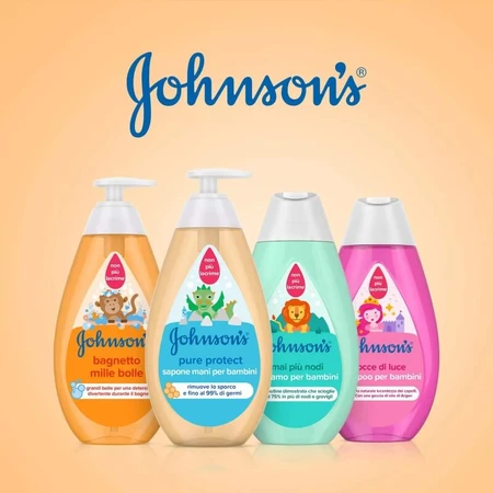 Johnson &amp; Johnson Bagnetto Mille Bolle – gel de baie pentru copii, 750 ml