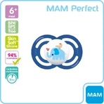 Mam Perfect 6m+ – silikonowy smoczek – różne wzory dla chłopców: ceny i cechy