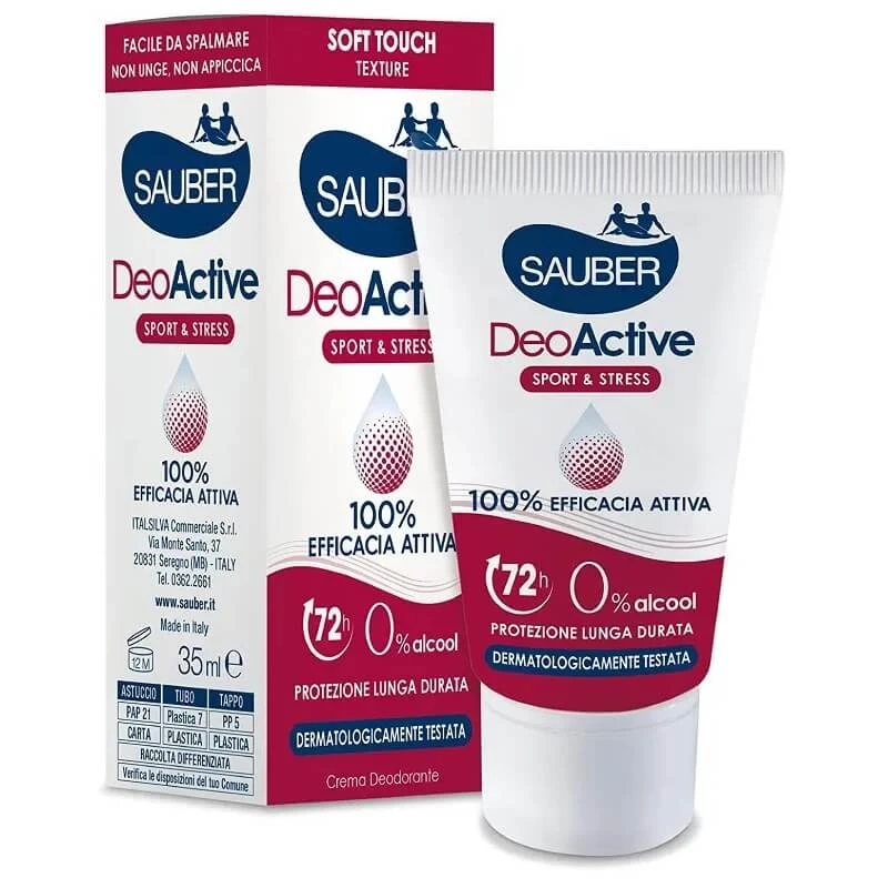 Sauber Deoactive Sport & Stress – Deocreme 35 ml