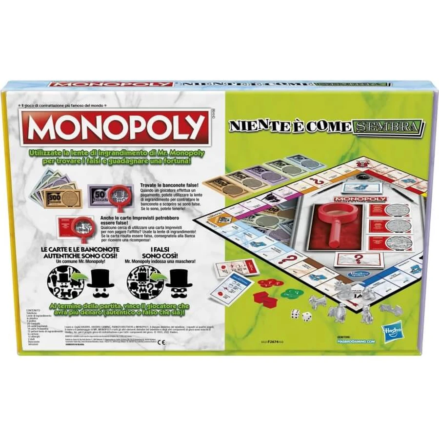 Monopoly de Hasbro - Rien n'est ce qu'il paraît