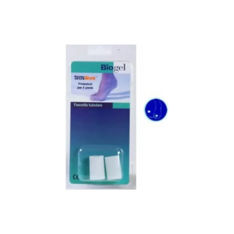 Tecniwork 2 Bio-Gel-Fingerschützer in Schlauchform – Größe S