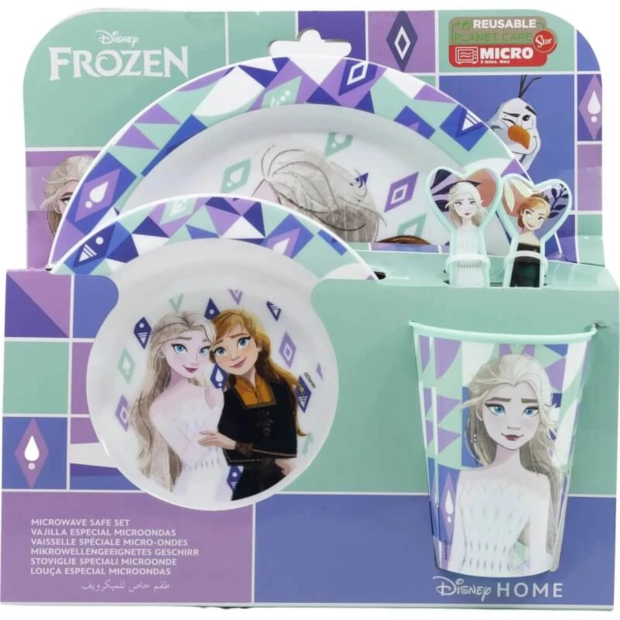 Stor Set 5-delige servieset met Frozen-motieven