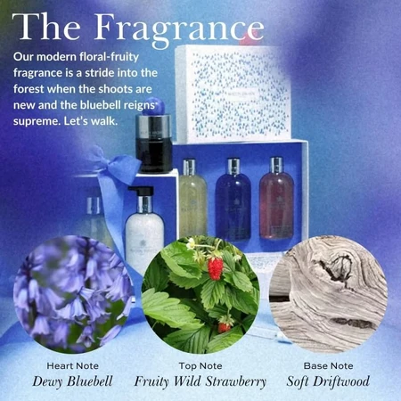Molton Brown Bluebell &amp; Wild Strawberry - Gel de ducha 300 ml