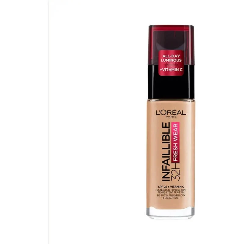 L'Oréal Paris Infaillible 24h Fresh Wear – Flüssig-Foundation – Nr. 200 Sable Doré