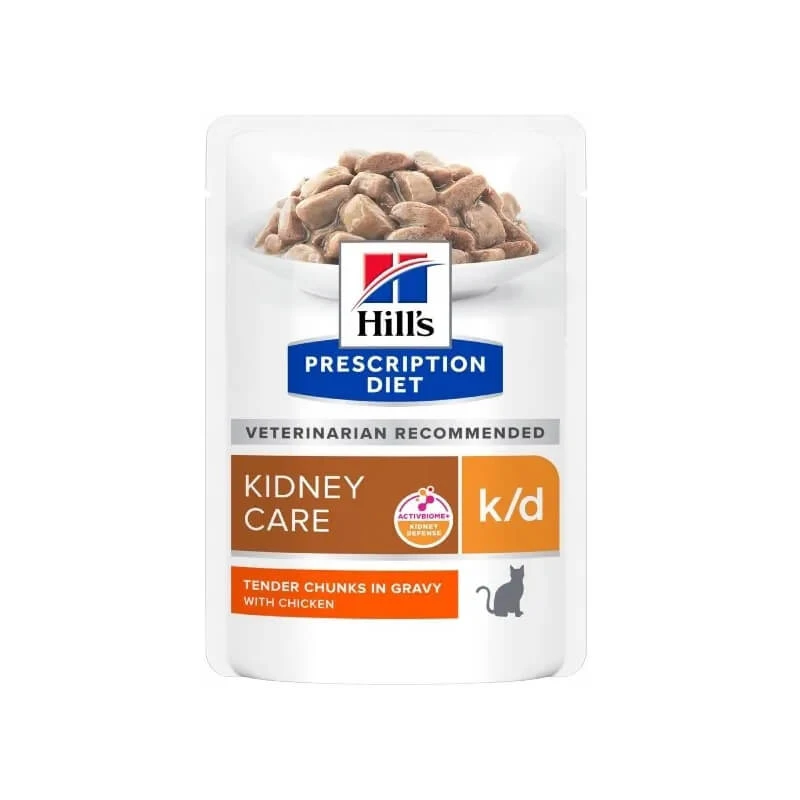 Hill's Prescription Diet k/d Kidney Care Chicken – Nassfutter für Katzen, 85 g