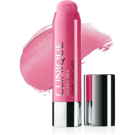 Clinique Chubby Stick Cheek Colour Balm – fard de obraz sub formă de stick – Poppin Pink