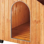 Ferplast Domus maxi – cușcă de exterior pentru câini din lemn, 111,5 x 132 x 103,5 cm