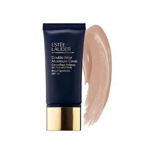 Estee Lauder Double Wear Maximum Cover – fond de ten cremos cu SPF 15 – nr. 3C4, nuanță medie-închisă