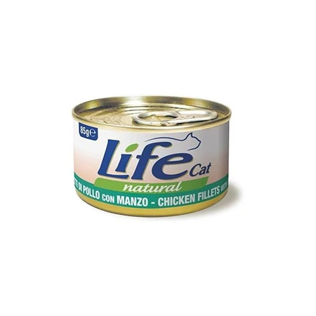 Life Petcare Life Cat Natural Chicken and Beef - Wet Cat Food 85 g