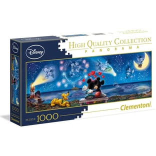 Colecția Clementoni Panorama 39449 Mickey &amp; Minnie – puzzle de 1000 de piese