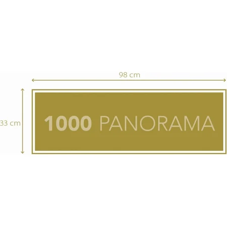 Colecția Clementoni Panorama 39449 Mickey &amp; Minnie – puzzle de 1000 de piese