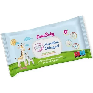 Cura farma Curababy - 72 salviettine detergenti per bambini e neonati