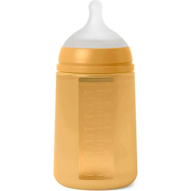 Suavinex Selection Color Essence 3m+ – 240 ml Silikonflasche – Mango