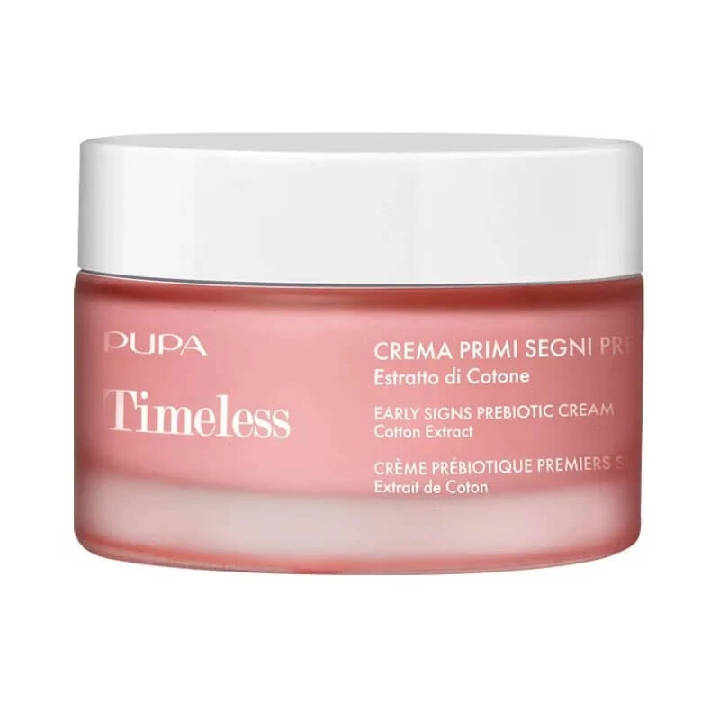 Pupa Timeless – Präbiotische Creme gegen erste Anzeichen der Hautalterung, 50 ml