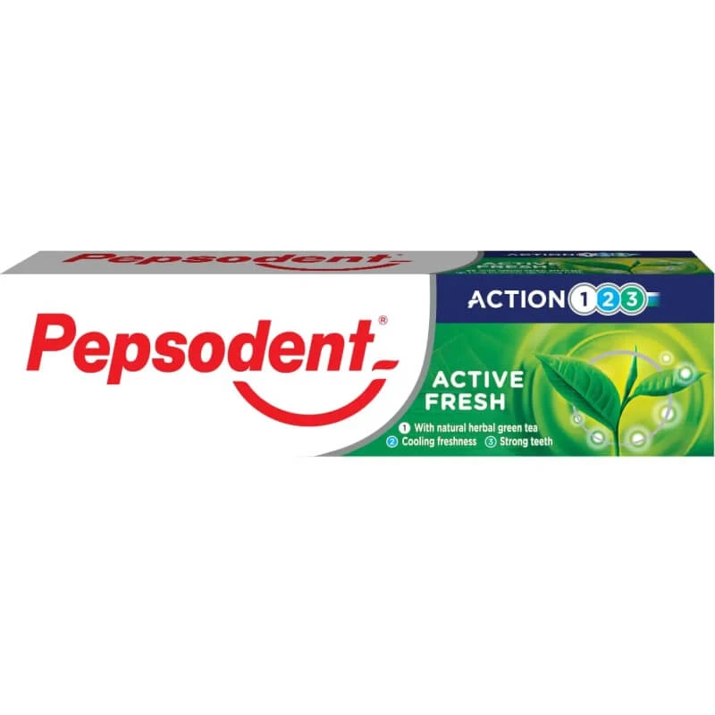 Pepsodent Active Fresh – Zahnpasta mit Dreifachwirkung, 75 ml
