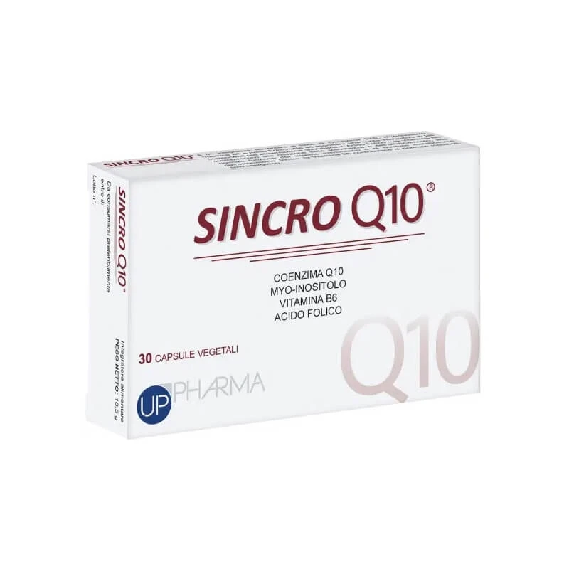 Sincro Q10 – Multifunktionales Nahrungsergänzungsmittel, 30 Kapseln