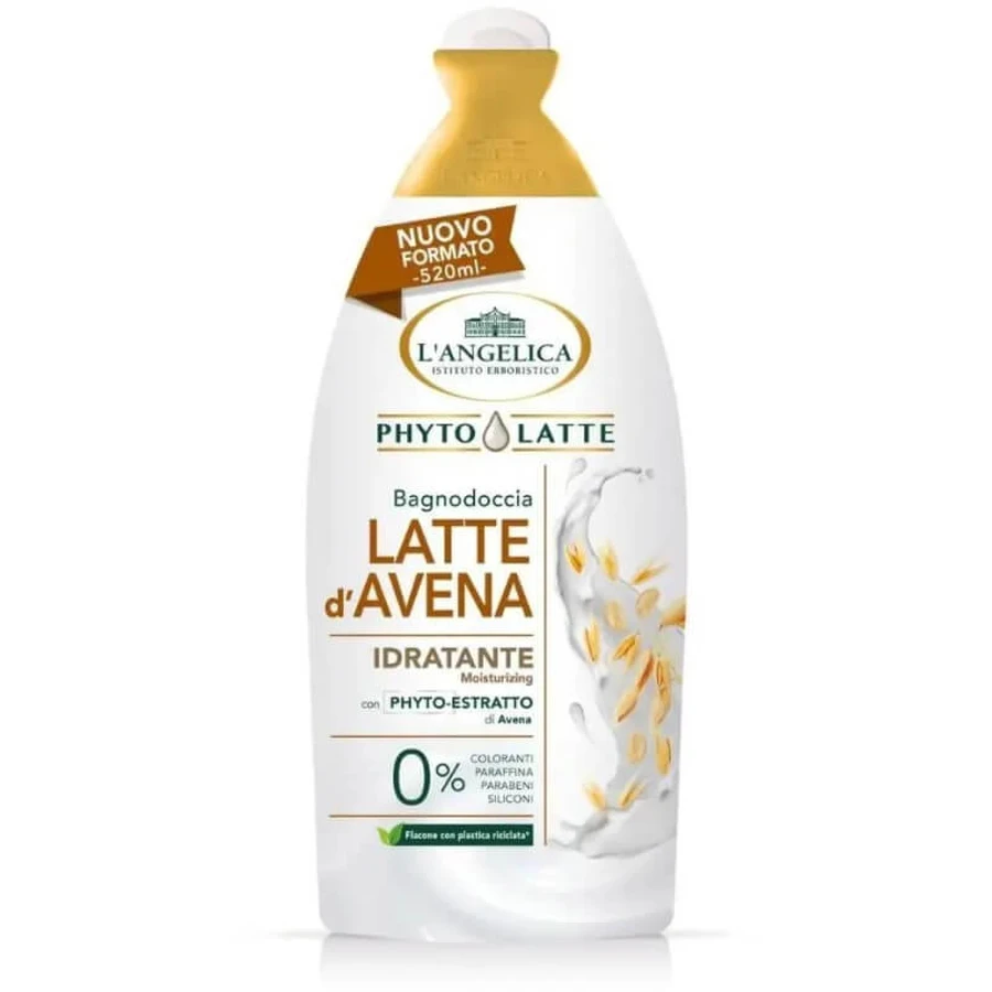 L'angelica Phytolatte lapte de cocos – gel de duș hrănitor 520 ml