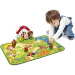Set de joacă Chicco cu animale de la fermă – covor interactiv