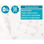 Kiokids 10 bavete de unică folosință cu buzunar pentru firimituri