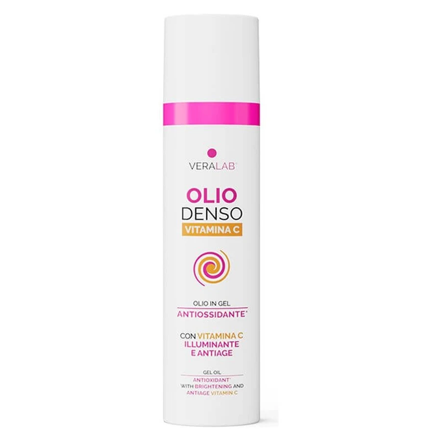 Huile riche en vitamine C Veralab - Huile-gel multifonctionnelle antioxydante et éclaircissante pour le visage, 75 ml