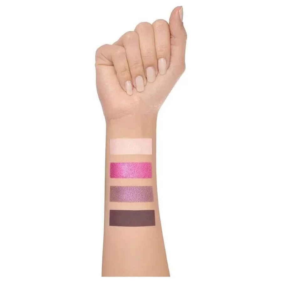 Pupa Vamp! – Paleta cieni do powiek z 4 odcieniami nr 004 „Vibrant Plum”: ceny i cechy