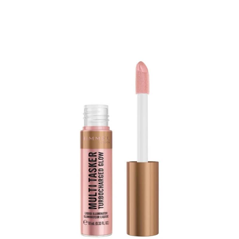 Rimmel Multi-Tasker Turbocharged Glow – Flüssiger Highlighter Nr. 005 – Kultig wie immer