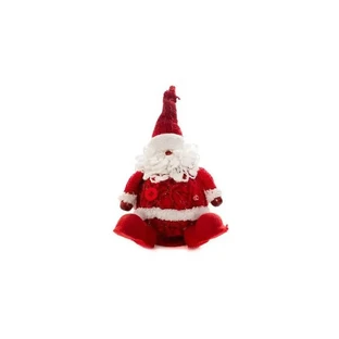 New star 41700a-t - decorazione sfera babbo natale 17 cm rosso e bianco