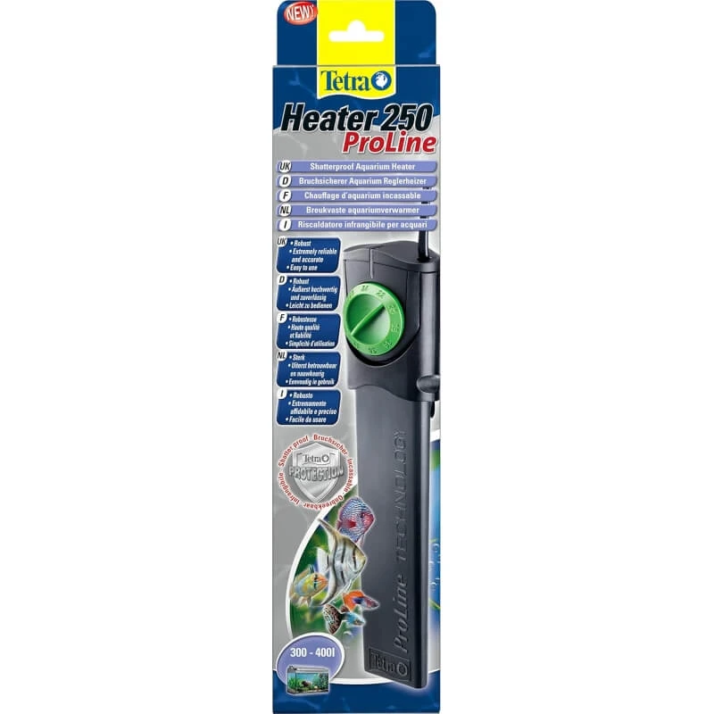 Tetra Proline Heater 250 – Aquarienheizung für 300–400 Liter