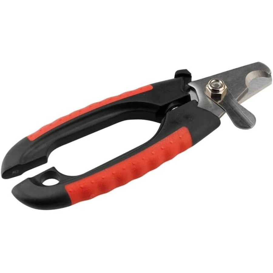 Ferplast Gro 5986 – foarfece de tăiat unghiile pentru câini, cu limitator de tăiere, mărime mică
