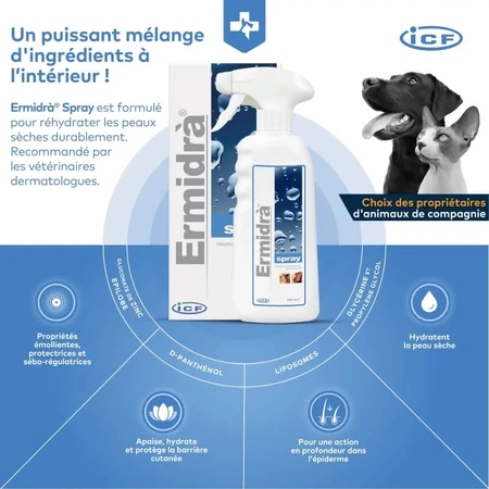 I.c.f. Ermidra Spray für trockene Haut, 300 ml