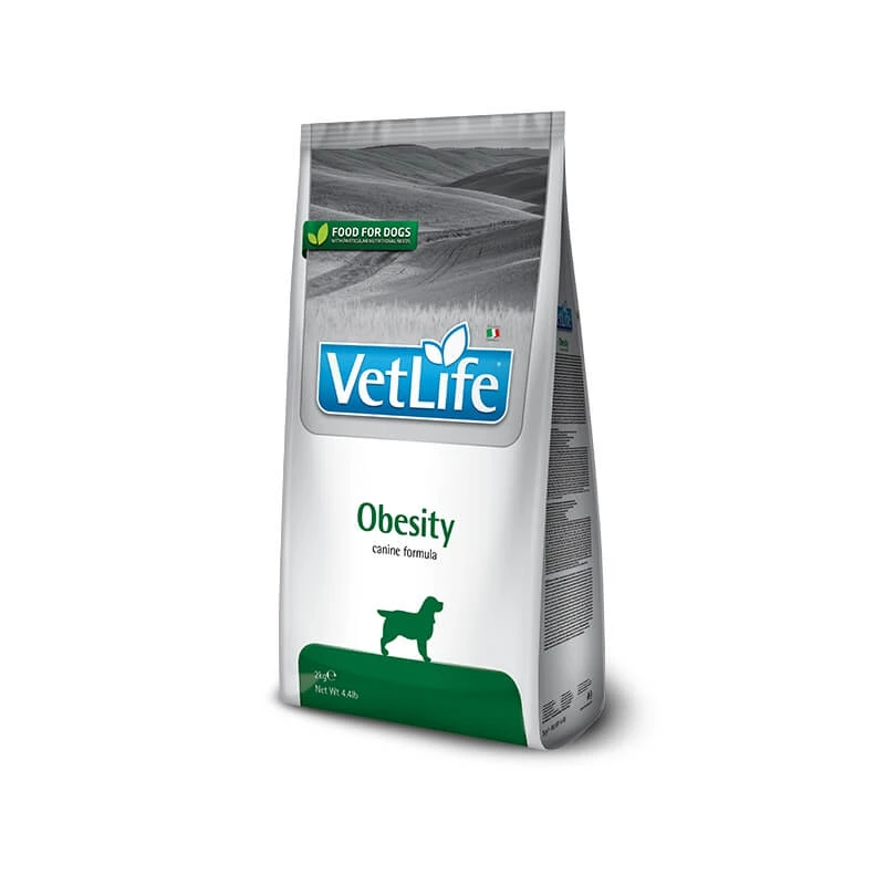 Farmina Vet Life Canine Obesity Formula – Alleinfuttermittel für übergewichtige Hunde, 2 kg