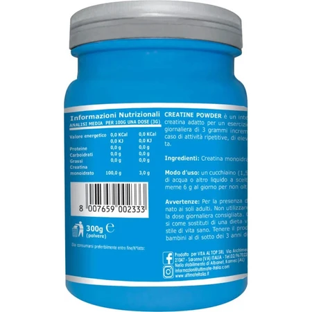Ultimate Italia Creatine Powder 300 g - Sports Supplement