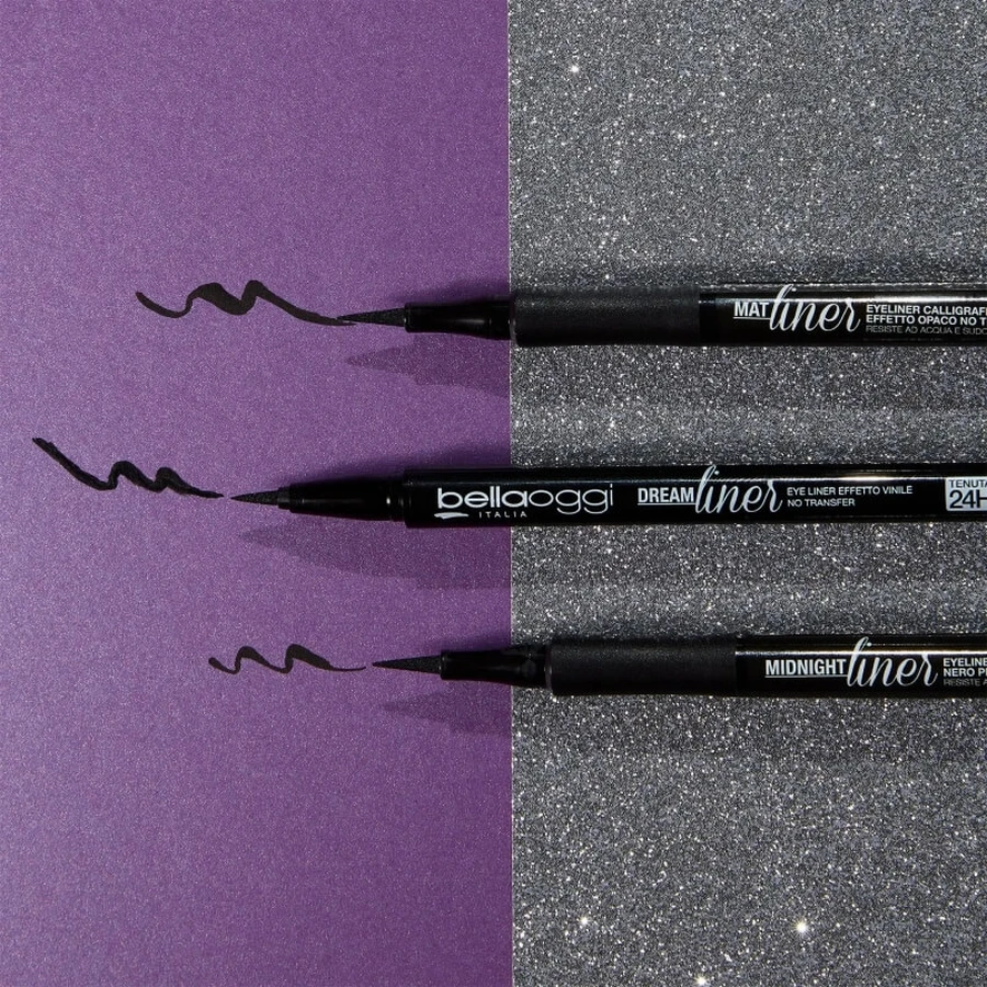 Bellaoggi Mat liner – creion de ochi mat – negru catifelat