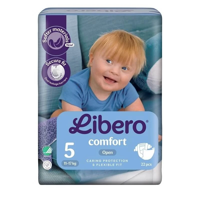 Essity Libero Comfort 5 – 22 Pull-up-Windeln für Kinder mit einem Gewicht von 11 bis 17 kg