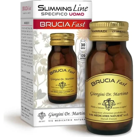 Brucia Fast voor mannen, 120 tabletten – Supplement voor de stofwisseling