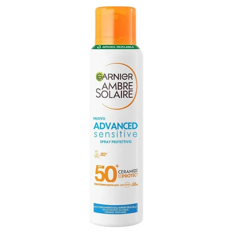 Garnier Ambre Solaire Advanced Sensitive LSF 50+ – Sonnenschutzspray 150 ml