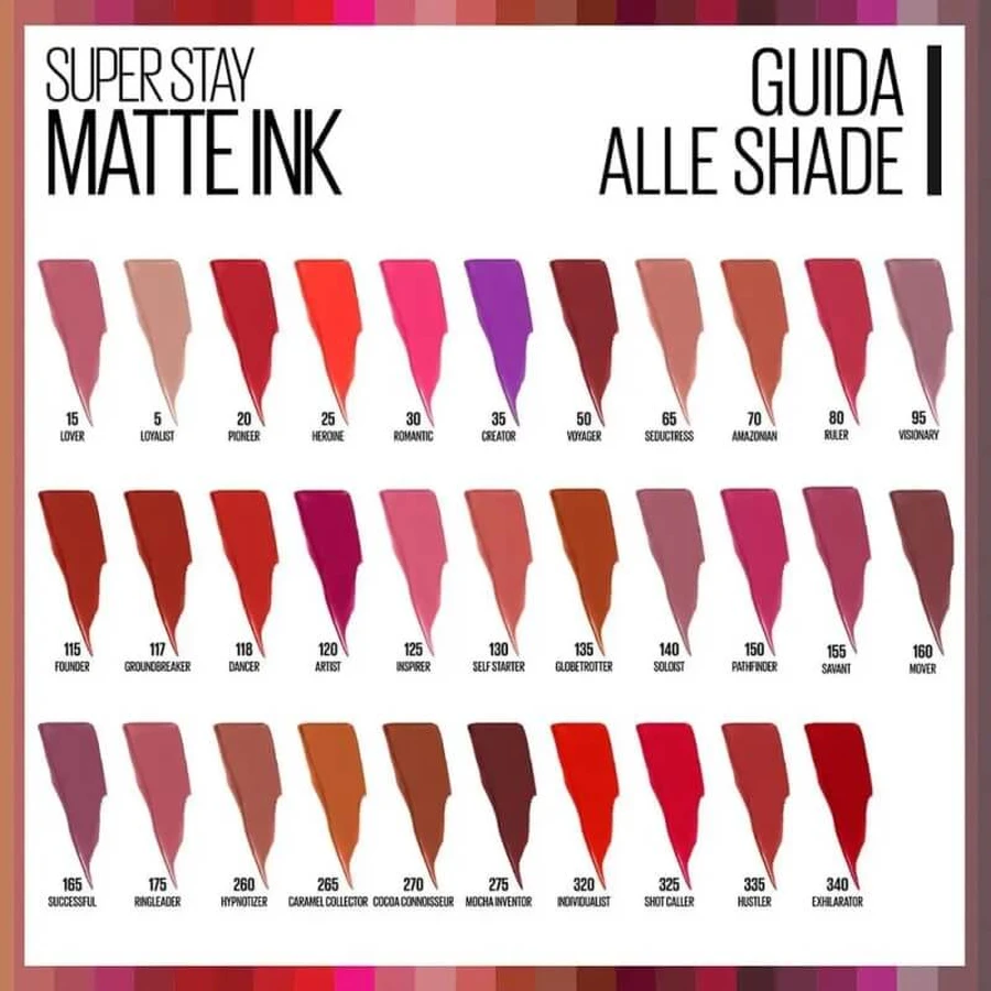Maybelline Superstay Matte Ink – ruj lichid mat nr. 325 Shot Caller