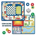 Coffret de jeux Lisciani Playroom — plus de 20 jeux et 12 jeux de société pour les enfants à partir de 6 ans